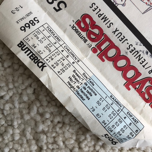 -1991 new  vintage Butterick toddler/children’s easy fun wear sewing pattern - Picture 6 of 16